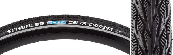 Schwalbe Delta Cruiser Active Twin KG Tire, 26