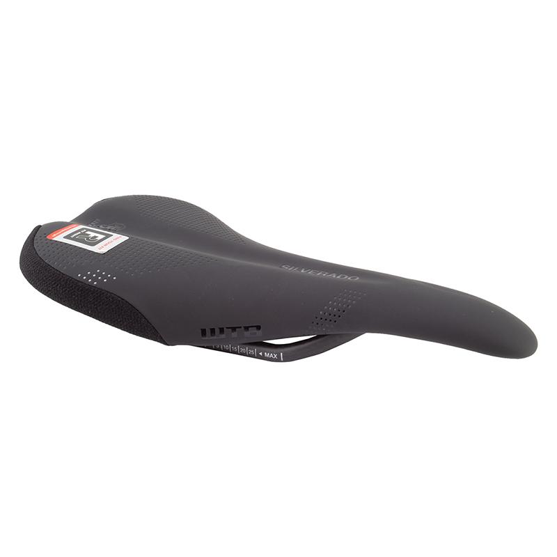 WTB Silverado Carbon Saddle, 280mm x 135mm, Carbon Rail, Black